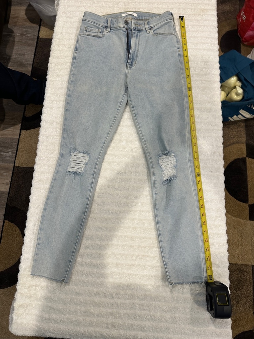 PacSun Light Blue Distressed Skinny Jeans